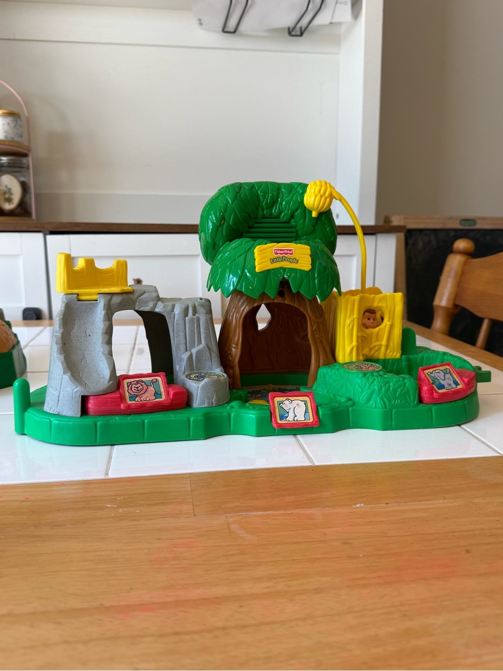 Vintage Fisher-Price Little People Zoo Animal Playsets 1998 & 2001 TESTED WORKS! - Picture 7 of 16